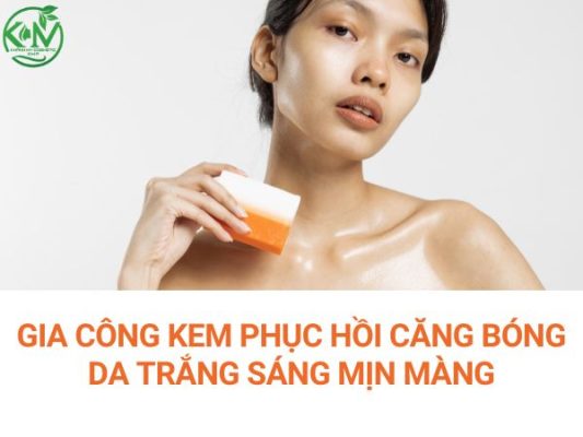 Gia Công Kem Phục Hồi Căng Bóng: Da Trắng Sáng Mịn Màng